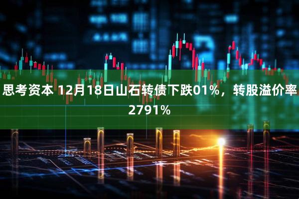 思考资本 12月18日山石转债下跌01%，转股溢价率2791%